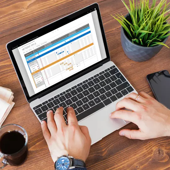 Netronic Visual Scheduling Suite |Produktionsstyring og sagsstyring